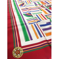 Foulard rouge (90x90 cm)