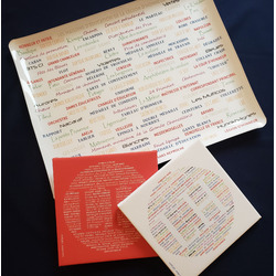 Les mots LH sur toile